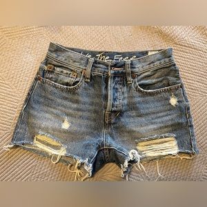 Free People Jean Shorts